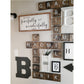 Rustic Farmhouse Wood Wall Décor 3.5X3.5 Scrabble Tile - The PICKED Unlimited