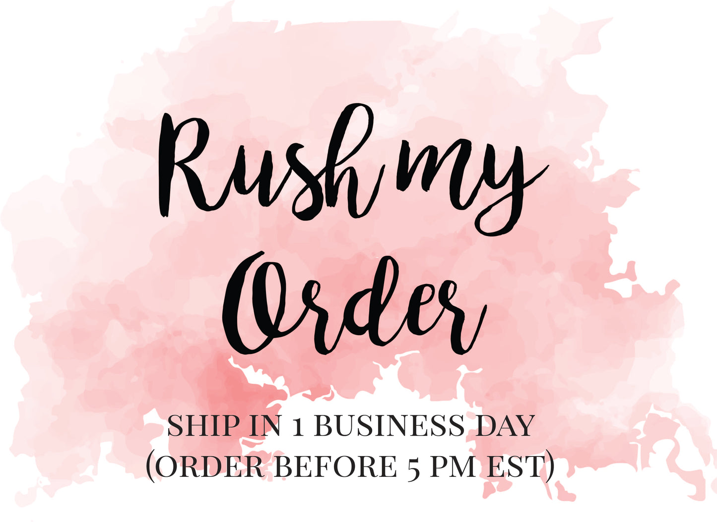 RUSH ORDER FOR WOOD SIGN