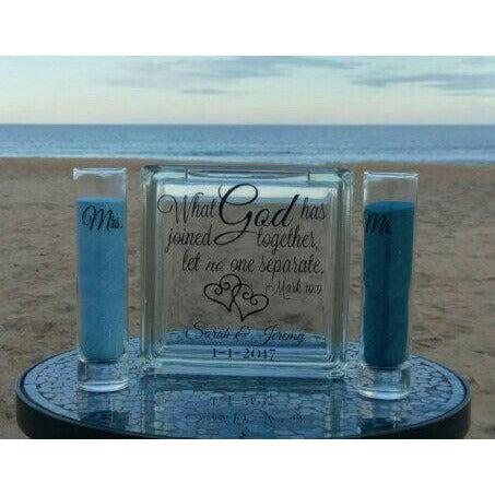 Wedding Unity Sand Ceremony Set Mark 10:9 TPUWUS1 - The PICKED Unlimited
