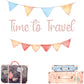 Time to Travel-Wedding Savings Jar-Adventure-Personalized-TPUPB10 - The PICKED Unlimited