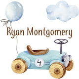Car-Clouds-Balloons-Bank-Baby Nursery Décor-Piggy Bank-Personalized Baby Shower Gift for Boy-Baby Gift for Grandson TPUPB14 - The PICKED Unlimited