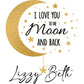 I love you to the moon and back-Bank-New Baby-Personalized-Gift for Boy-Gift for Girl TPUPB21 - The PICKED Unlimited