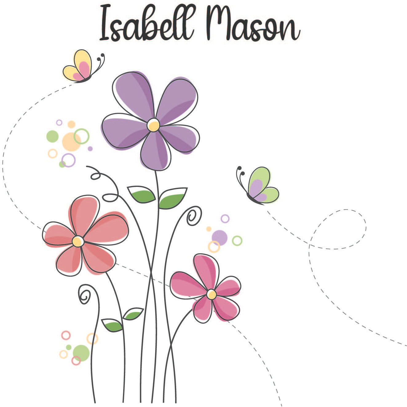 Summer Floral Bank-New Baby-Personalized-Gift for Boy-Gift for Girl TPUPB23 - The PICKED Unlimited