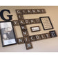 Scrabble Tile Rustic Farmhouse Wood Wall Décor 5.5X5.5 - The PICKED Unlimited